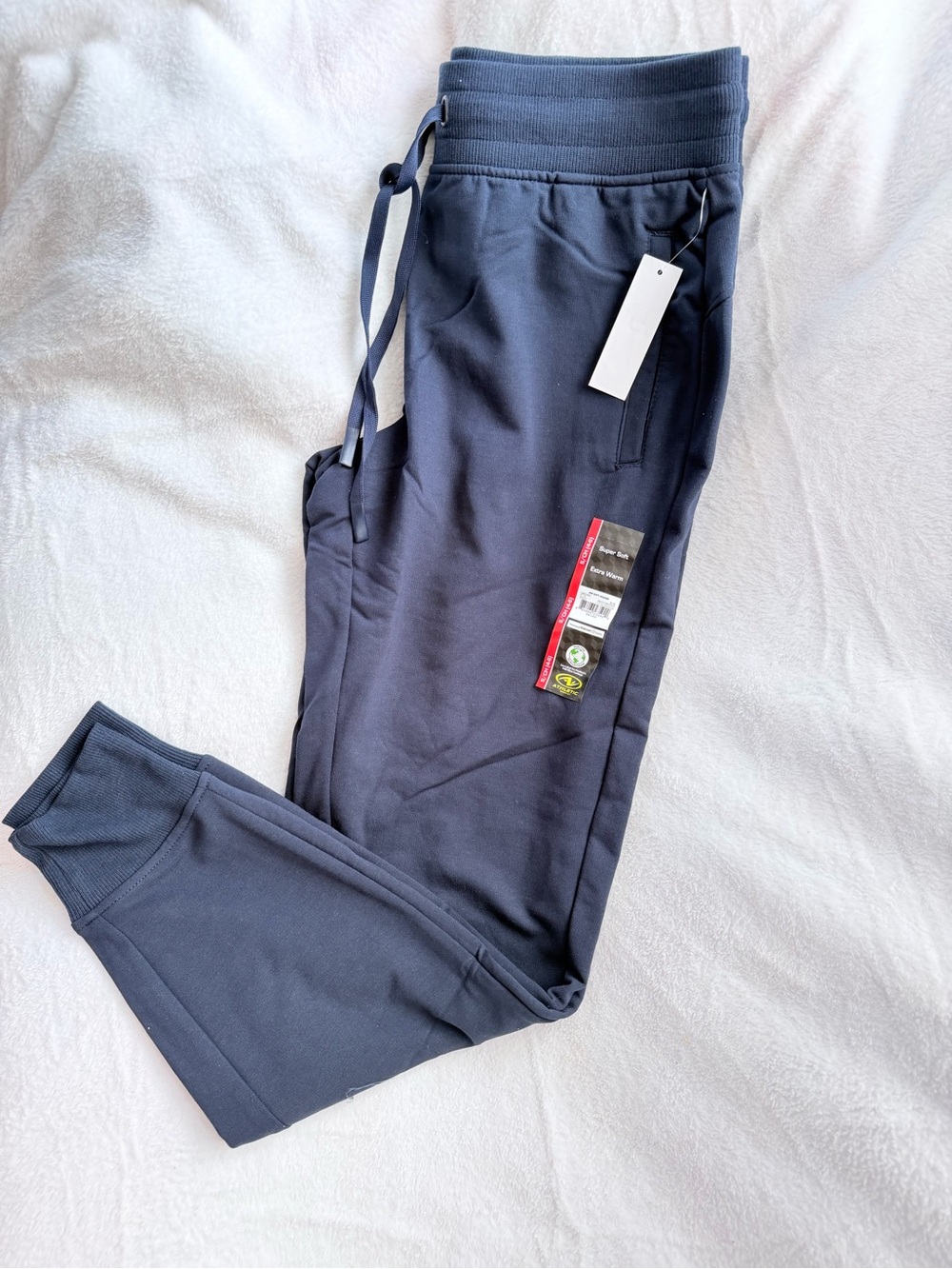 Athletic Works Navy Men's Jogger Sweatpants